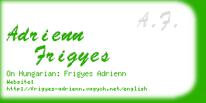 adrienn frigyes business card